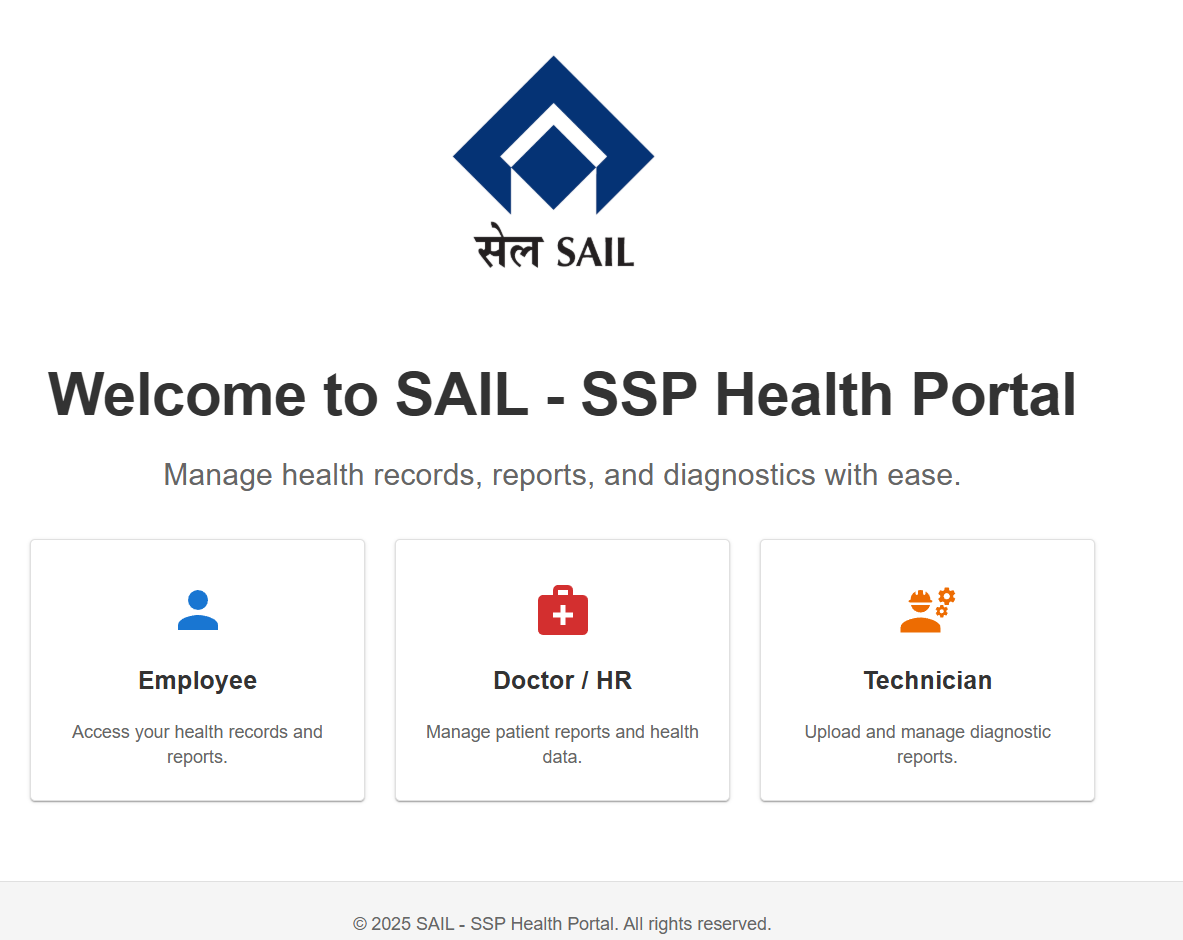 SAIL Health Portal